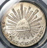 1842-Zs PCGS AU Mexico 8 Reales Zacatecas Eagle 1841 Rare Silver Coin (25121801C)