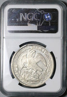 1842-Zs NGC AU Mexico 8 Reales Zacatecas Eagle 1841 Rare Silver Coin (23041601D)