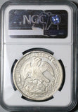 1842-Zs NGC AU Mexico 8 Reales Zacatecas Eagle 1841 Rare Silver Coin (23041601D)