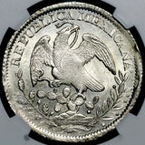 1842-Zs NGC MS 61 Mexico 8 Reales Zacatecas Eagle 1841 Rare Silver Coin (26061301C)