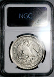 1842-Zs NGC MS 61 Mexico 8 Reales Zacatecas Eagle 1841 Rare Silver Coin (26061301C)