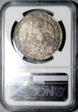 1843-Ca NGC AU 58 Mexico 8 Reales Chihuahua Mint Rare Silver Coin (26102601C)