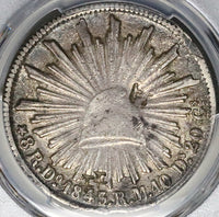 1843-Do PCGS XF Mexico 8 Reales Durango Chopmarks Rare Silver Coin (25043001C)