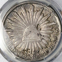 1843-Do PCGS XF Mexico 8 Reales Durango Chopmarks Rare Silver Coin (25043001C)