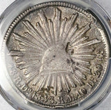 1843-Do PCGS XF Mexico 8 Reales Durango Chopmarks Rare Silver Coin (25043001C)