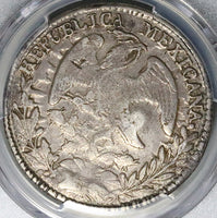 1843-Do PCGS XF Mexico 8 Reales Durango Chopmarks Rare Silver Coin (25043001C)