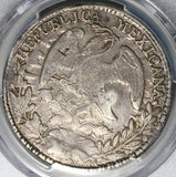 1843-Do PCGS XF Mexico 8 Reales Durango Chopmarks Rare Silver Coin (25043001C)