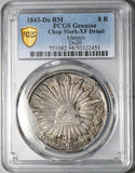1843-Do PCGS XF Mexico 8 Reales Durango Chopmarks Rare Silver Coin (25043001C)
