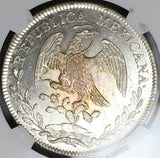 1846-Mo NGC MS 62 Mexico 8 Reales Near PL Cap Rays Mint State Silver Coin (24080101C)