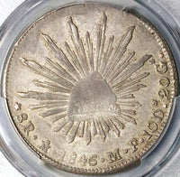 1846/5-Mo PCGS XF 45 Mexico 8 Reales Rare Overdate Silver Coin (23091602C)