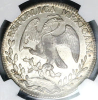 1847-Pi NGC MS 63 Mexico Silver 8 Reales Potosi Mint Rare Silver Coin (25040202D)