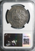 1851/41-Ca NGC XF 45 Mexico 8 Reales Chihuahua Mint Rare Silver Coin POP 1/2 (24050505C)