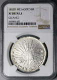 1852-Pi NGC XF Mexico Silver 8 Reales Potosi Mint Rare Coin (24040403C)