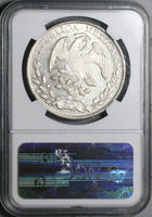 1853-Zs NGC AU 58 Mexico 8 Reales Zacatecas Rare Silver Coin POP 2/3 (23101601C)