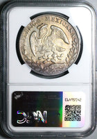 1858-C NGC AU Mexico 8 Reales Culiacan Mint Scarce Silver Coin (24040302C)
