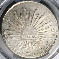 1861-O PCGS AU Mexico 8 Reales Oaxaca Mint RARE Silver Coin (25082102C)