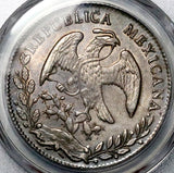 1868-C PCGS AU 58 Mexico 8 Reales Culiacan Mint Rare Silver Coin POP 1/0 (26041801C)