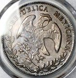 1868-C PCGS AU 58 Mexico 8 Reales Culiacan Mint Rare Silver Coin POP 1/0 (26041801C)