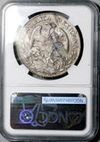 1868/8-C NGC AU Mexico 8 Reales Culiacan Mint Rare Silver Coin (26071001C)