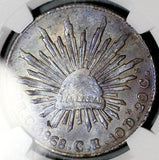 1868-C NGC XF 40 Mexico 8 Reales Culiacan Mint Rare Silver Coin (26071002C)