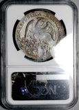1868-C NGC XF 40 Mexico 8 Reales Culiacan Mint Rare Silver Coin (26071002C)