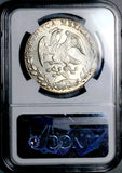 1868-Go NGC MS 61 Mexico 8 Reales Guanajuato Mint State Silver Coin (26081404C)