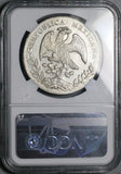 1868-Ho NGC UNC Mexico 8 Reales Hermosillo Mint Scarce Silver Coin (26042401C)