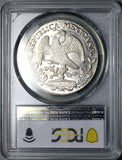 1868-O PCGS MS 63 Mexico 8 Reales Oaxaca Mint State Rare Cap Rays Silver Coin (26020301C)