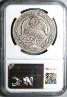 1869-Ho NGC VF 30 Mexico 8 Reales Hermosillo Mint Rare Silver Coin (24040704C)