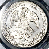 1870-A PCGS AU Mexico 8 Reales Alamos Mint Rare Silver Coin (26100402C)