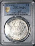 1870-A PCGS AU Mexico 8 Reales Alamos Mint Rare Silver Coin (26100402C)