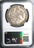 1873-Ca NGC AU Mexico 8 Reales Chihuahua Mint Silver Coin (24040202C)