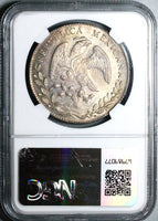 1874-C NGC MS 62 Mexico 8 Reales Culiacan Mint Rare Silver Coin POP 3/2 (24051401C)