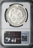 1877-Do NGC AU Mexico 8 Reales Durango Mint Chopmarked SIlver Coin (24032105C)