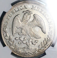 1877-Do NGC XF Mexico 8 Reales Durango Mint SIlver Coin (24032106C)