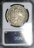 1877-Ho JA NGC MS 64 Mexico 8 Reales Hermosillo Mint Rare Silver Coin POP 3/1 (26021204C)