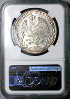 1879-As DL NGC MS 62 Mexico 8 Reales Rare Alamos Mint State Silver Coin (24020801C)