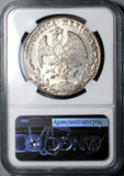 1879-As DL NGC MS 62 Mexico 8 Reales Rare Alamos Mint State Silver Coin (24020801C)