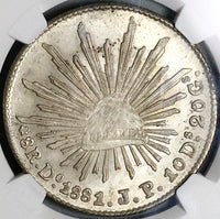 1881-Do NGC MS 63 Mexico 8 Reales Durango Mint Silver Coin POP 3/0 (23082301C)