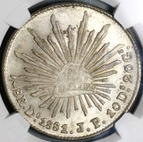 1881-Do NGC MS 63 Mexico 8 Reales Durango Mint Silver Coin POP 3/0 (23082301C)