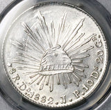 1882-Do JP PCGS MS 61 Mexico 8 Reales Durango Mint Silver Coin POP 2/0 (26061703C)