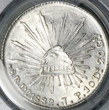 1882-Do JP PCGS MS 61 Mexico 8 Reales Durango Mint Silver Coin POP 2/0 (26061703C)