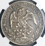 1883-Ho FM NGC XF 45 Mexico 8 Reales Hermosillo Mint Scarce Silver Coin (24040803C)