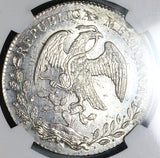 1884-Ga AH NGC MS 63 Mexico 8 Reales Guadalajara Mint State Silver Coin (24051501C)