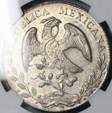 1885-Do JB NGC MS 61 Mexico 8 Reales Durango Mint State Rare Silver Coin (24052702C)