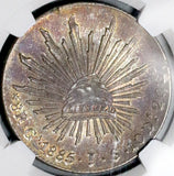 1885-Ga JS NGC AU 58 Mexico 8 Reales Guadalajara Scarce Silver Coin (26042206C)