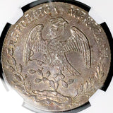 1885-Ga JS NGC AU 58 Mexico 8 Reales Guadalajara Scarce Silver Coin (26042206C)