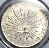 1885-Ho PCGS MS 61 Mexico 8 Reales Hermosillo Mint Rare Silver Coin POP 1/0 (25040901C)