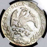 1888-Do NGC AU Mexico 8 Reales Durango Mint Cap Rays Silver Coin (26081802C)