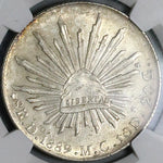 1889-Do NGC MS 61 Mexico 8 Reales Durango Mint State Silver Coin (23043002D)